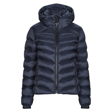 Superdry  HOODED FUJI PADDED JACKET  Bundy Námornícka modrá