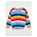 Farebný dievčenský sveter pruhovaný GAP