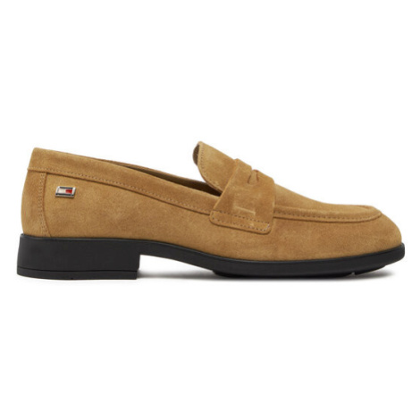 Tommy Hilfiger Lordsy Flag Suede Classic Loafer FW0FW08221 Kaki