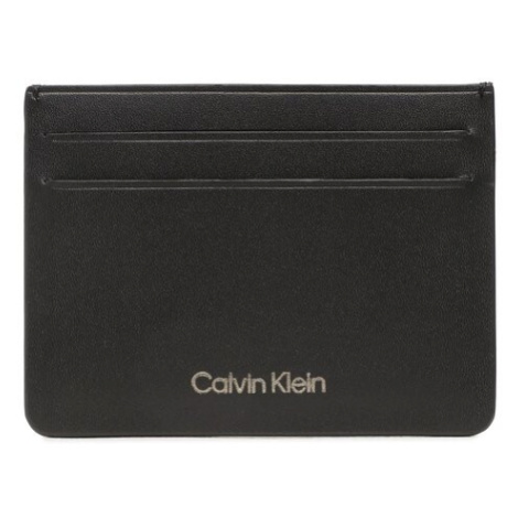 Calvin Klein Puzdro na kreditné karty Ck Concise Cardholder 6Cc K50K510601 Čierna
