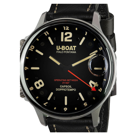 U-Boat 9672 Capsoil Doppiotempo SS GMT 55mm