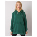 Women's dark green kangaroo sweatshirt