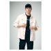 DEFACTO Relax Fit Cotton Long Sleeve Shirt Jacket