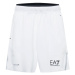 EA7 Emporio Armani Športové nohavice  sivá / čierna / biela