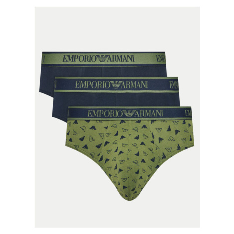 Emporio Armani Underwear Súprava 3 kusov slipov 112132 4F717 75436 Farebná