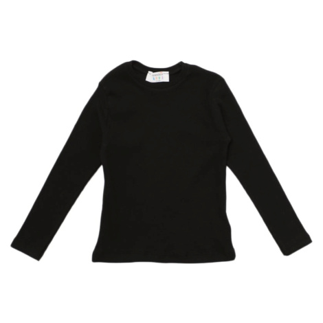 Trendyol Black Corduroy Girl Knitted T-Shirt