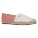 Michael Kors Espadrilky - FLAT KENDRICK SLIP ON ružové