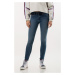 Tommy Jeans Rifle - TOMMY HILFIGER MID RISE SKINNY NORA modré