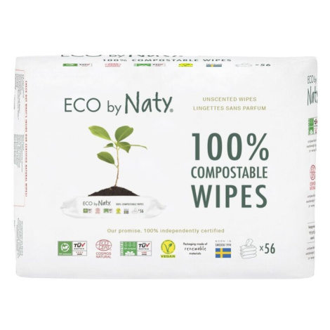 ECO BY NATY Detské vlhčené obrúsky 3x56 ks