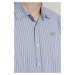 Košeľa La Martina Man Shirt L/S Striped Poplin Modrá