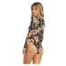 Billabong HOOKED ON TROPICS BODYSUIT Dámske jednodielne plavky, mix, veľkosť