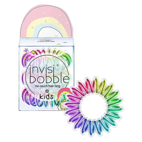 Detská špirálová gumička do vlasov Invisibobble Kids Magic Rainbow - dúhová, 3 ks (IB-KI-PC10002