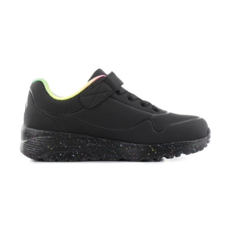 Detská rekreačná obuv SKECHERS Uno Lite Rainbow Specks black multi rainbow