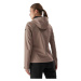 Dámska turistická bunda 4F SOFTSHELL JACKET-AW23TSOFF152-82S-LIGHT BROWN