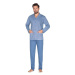 Regina 444 modré Pánské pyžamo