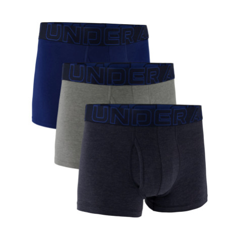 Pánske boxerky UNDER ARMOUR 3 PACK-M UA Perf Cotton 3in-NVY