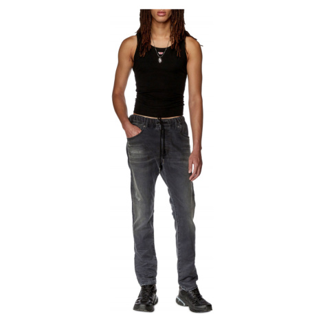 Džínsy Diesel E-Krooley Jogg Sweat Jeans Čierna