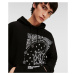 Mikina Karl Lagerfeld Jeans Klj Regular Bandana Hoodie Black