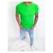 Senzačné svetlo-zelené tričko pre pánov