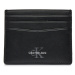 Calvin Klein Jeans Puzdro na kreditné karty Monogram Soft K50K512441 Čierna