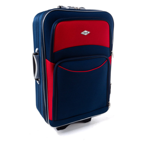 Červeno-modrý nepremokavý cestovný kufor &quot;Standard&quot; - M, L, XL
