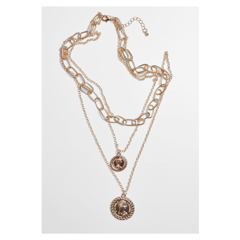 Patricia Layering Necklace - Golden Colors Urban Classics