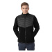 Pánska turistická flisová mikina so zipsom 4F MENS FLEECE PLM014A-20S-DEEP BLACK