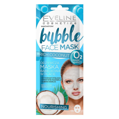 Eveline Cosmetics EVELINE bubble  hydratačna maska Kokos 1ks