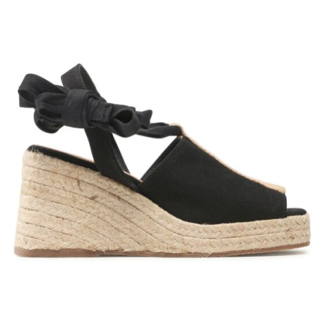 Castañer Espadrilky Telma/001 023044-100 Čierna