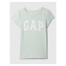 Svetlo zelené dievčenské tričko GAP