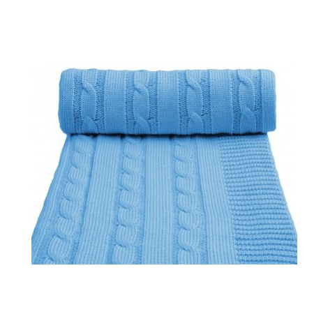 T-Tomi Pletená deka, modrá 80 x 100 cm