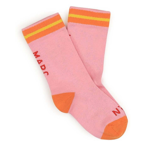 Detské ponožky Marc Jacobs ružová farba