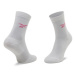 Reebok Súprava 3 párov vysokých dámskych ponožiek Cl Fo Crew Sock 3p HF5486 Biela