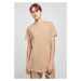 Long T-shirt in the shape of a union beige