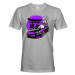 Pánské tričko s potlačou Toyoto Purple Supra -  tričko pre milovníkov aut