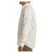 Pánska poľovnícka bavlnená károvaná košeľa 100 s dlhým rukávom priedušná biela