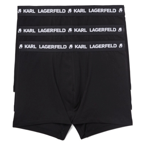 Karl Lagerfeld Boxerky  čierna / biela