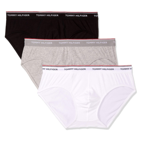 Tommy Hilfiger Underwear Nohavičky  sivá melírovaná / čierna / biela