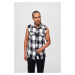 Sleeveless shirt white/black