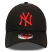 šiltovka New Era 9FORTY Essential NY Yankees Black Red Adjustable cap