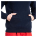Mikina hoodie s kapucňou club rugby r500 pre dospelých modrá