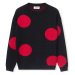 Compania Fantastica  COMPAÑIA FANTÁSTICA Knit 10283 - Polka Dots  Svetre Červená