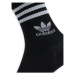 Adidas Súprava 3 párov vysokých ponožiek unisex Mid Cut Crew IL5022 Čierna