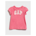 Baby šaty GAP Logo dress Ružová