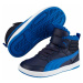Puma REBOUND STREET V2 FUR PS Detská zimná obuv, modrá, veľkosť