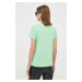 Bavlnené tričko Karl Lagerfeld zelená farba