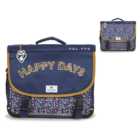 Pol Fox  CARTABLE HAPPY BLUE 38 CM  Školské tašky a aktovky Námornícka modrá