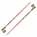 Leki WCR SL 3D Bright Red/Black/Neonyellow 120 cm Lyžiarske palice