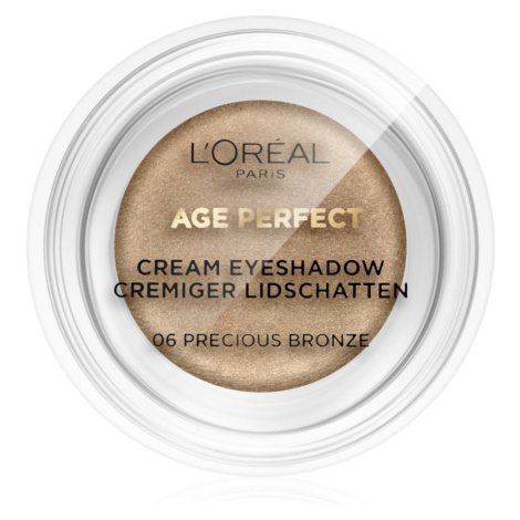 L’Oréal Paris Age Perfect Cream Eyeshadow krémové očné tiene odtieň 01 - Dazzling white