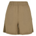 Women's modal shorts in khaki